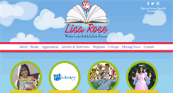 Desktop Screenshot of lisarosewrites.com